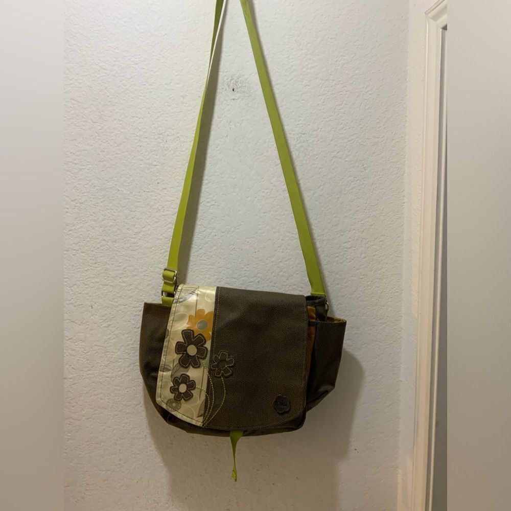 Haiku Sharon Eisenhauer Vegan Pebble Leather Crossbody /shoulder Bag /purse